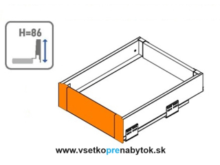 AXIS PRO - čelo pre vnútornú zásuvku "A" nízke